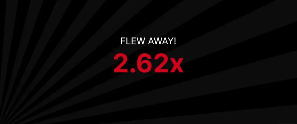 End of flight in Aviator
