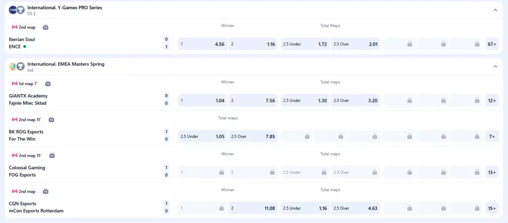 Esports at 1Win Esports at 1Win