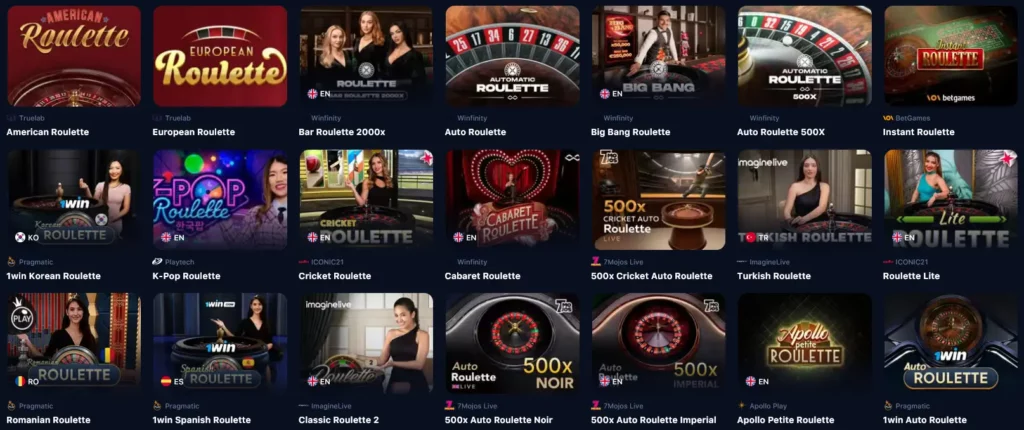 Roulette 1Win Roulette 1Win