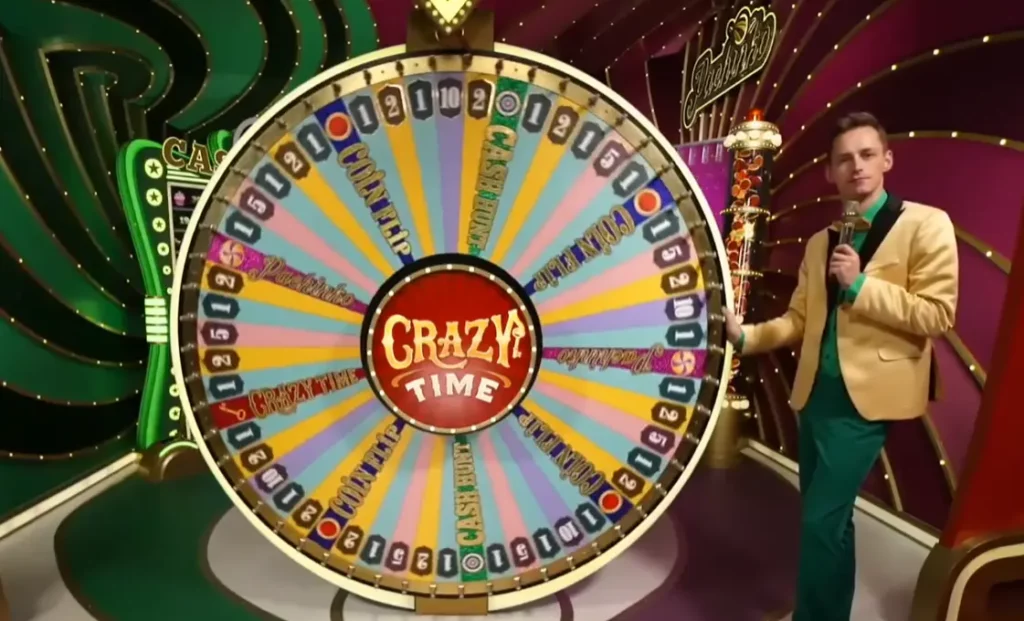 A moment playing Crazy Time