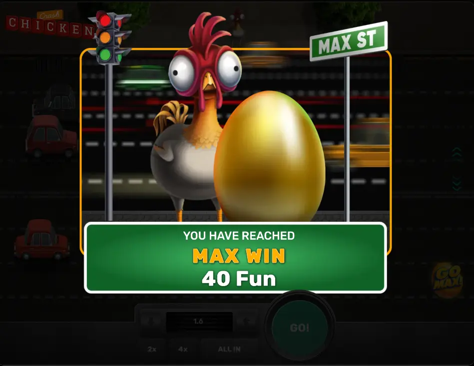 Max Win in Chicken Crash