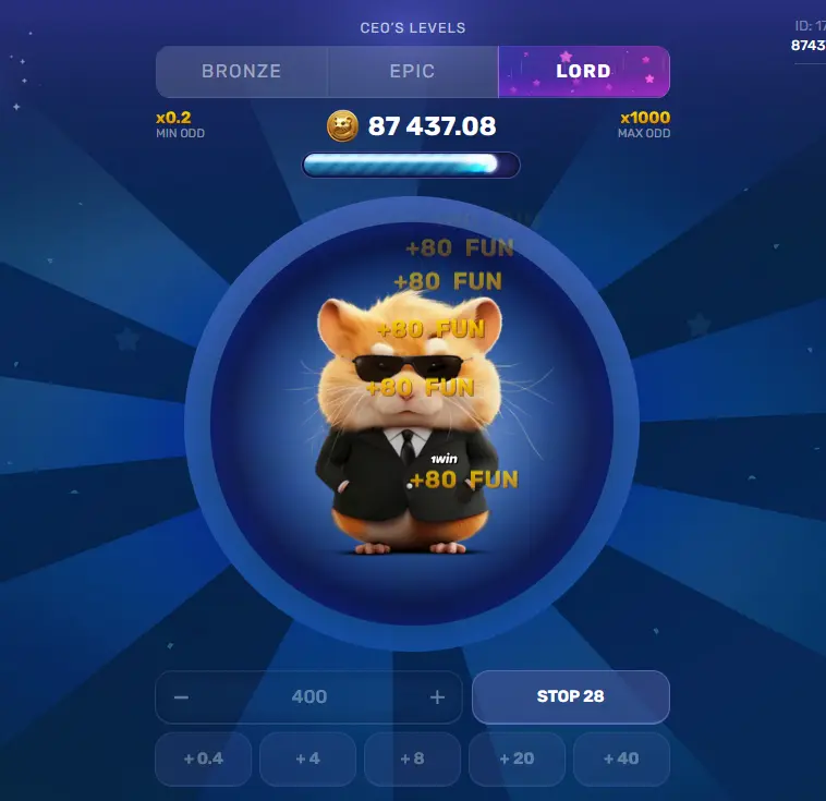 Winning in Hamster Mania